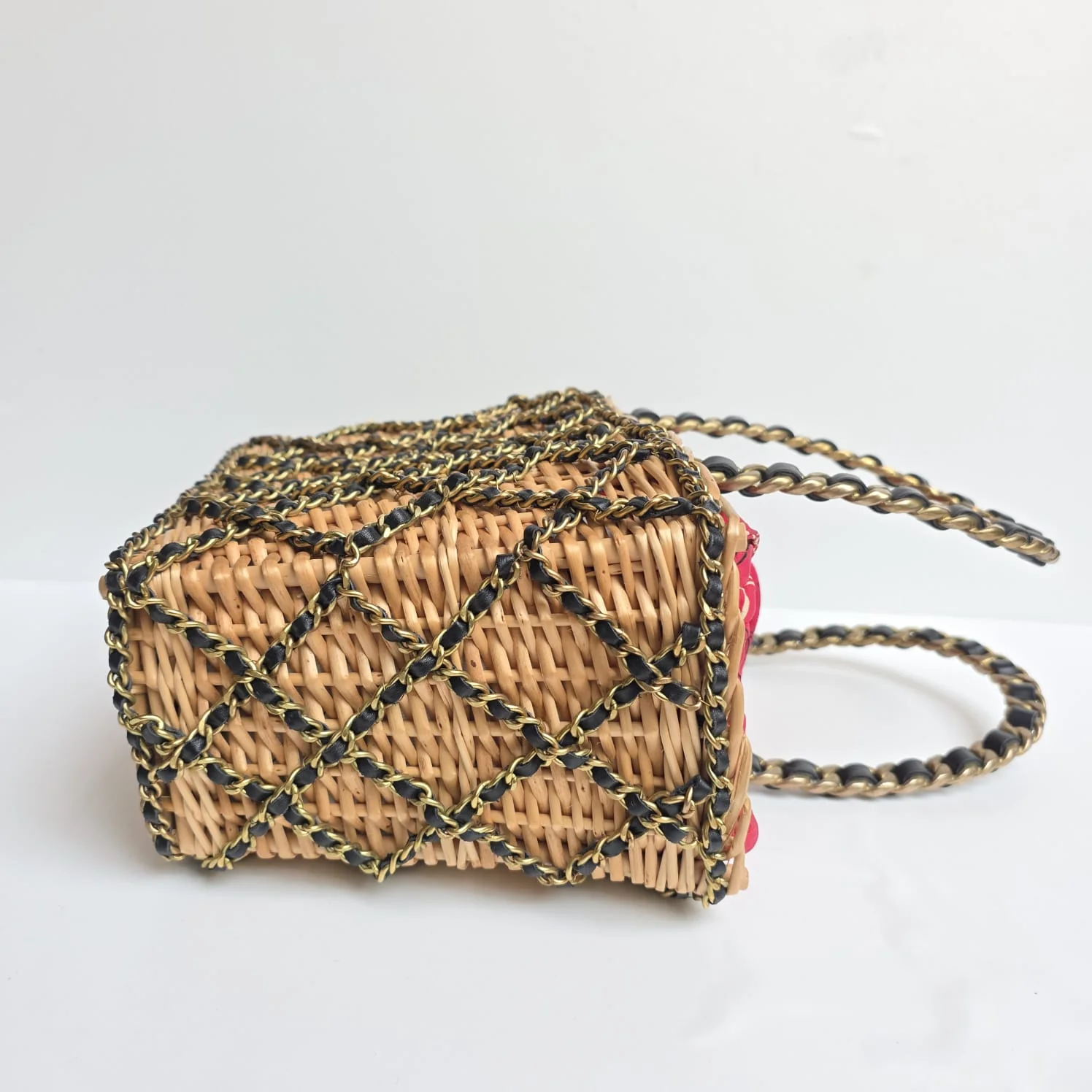 Rare Chanel basket wicker bag Spring-Summer 1994 - Image 3