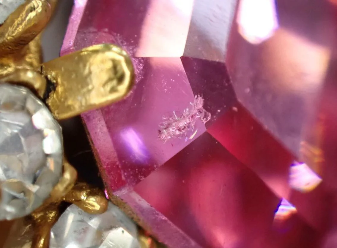 Rare Chanel Vintage 95P Pink Rhinestone Barbie Earrings - Image 9