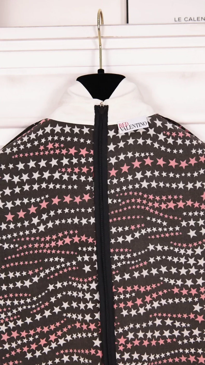 Red Valentino Red and Black Dress - Image 3