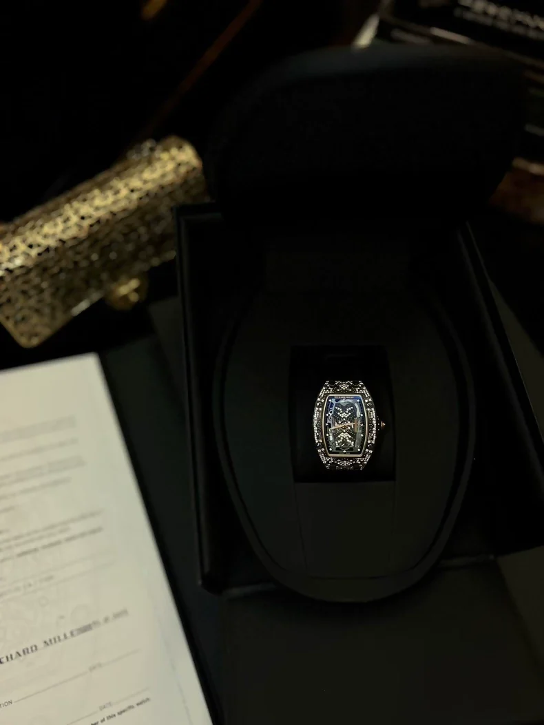 Richard Mille RM 07-01 Misty Night, ladies watch in 18K rose gold AU750