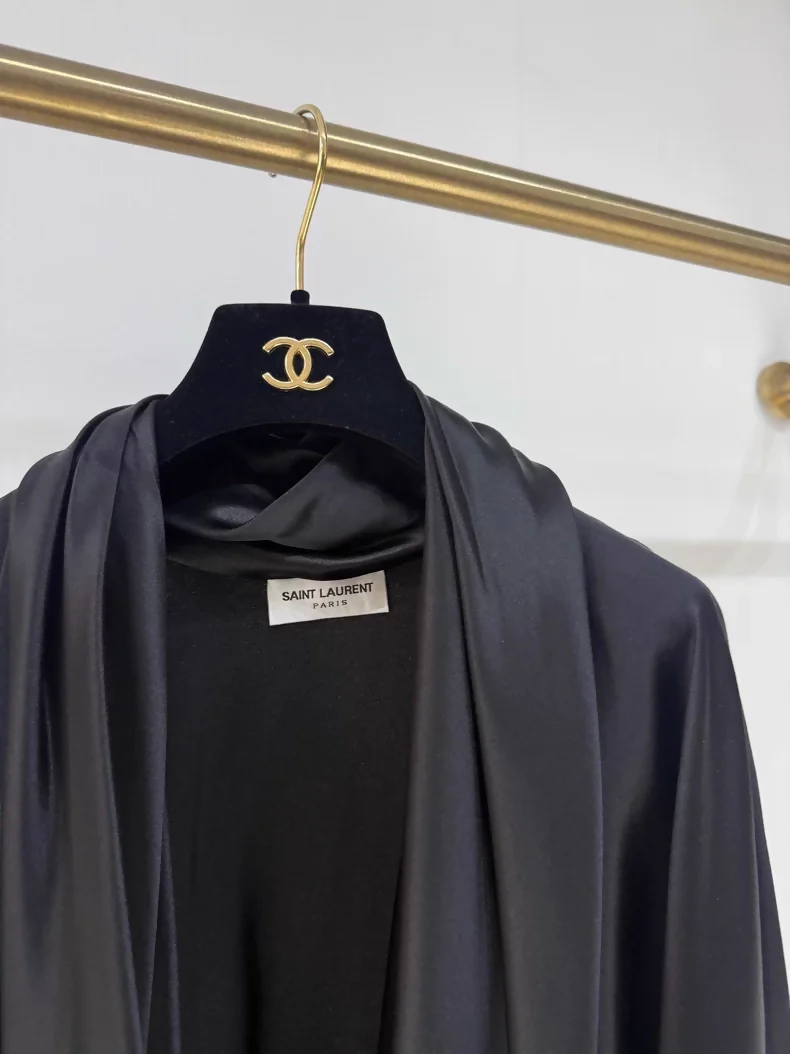 Saint Laurent Silk Satin Shirt - Image 2
