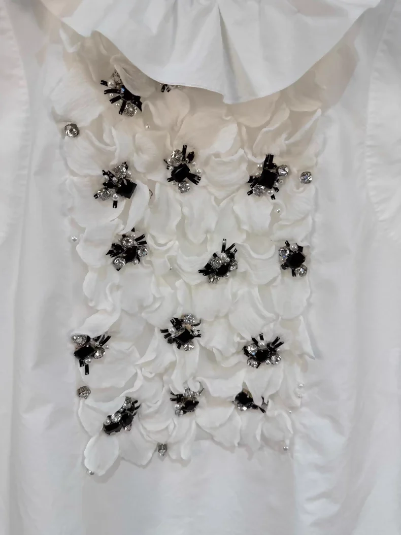 Chanel 22C floral white blouse - Image 2