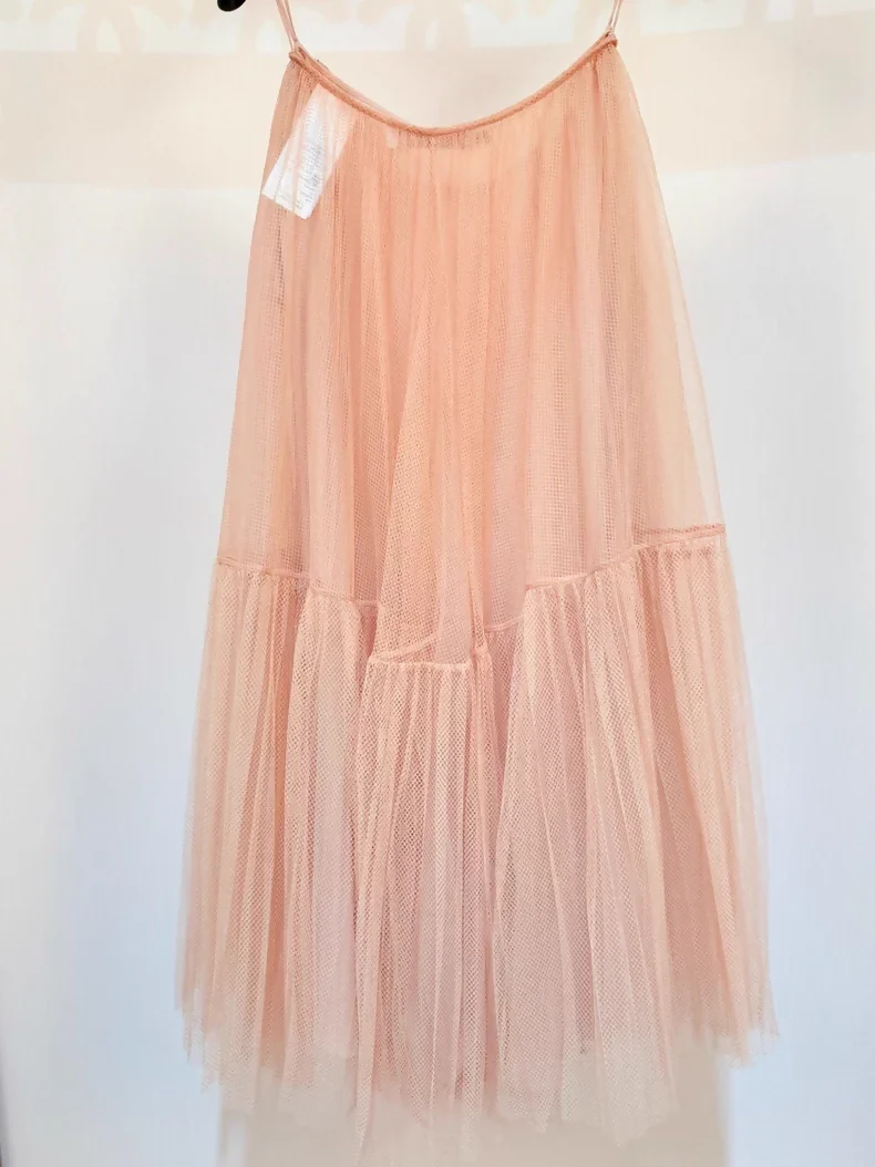 Dior blush pink midi skirt - Image 2