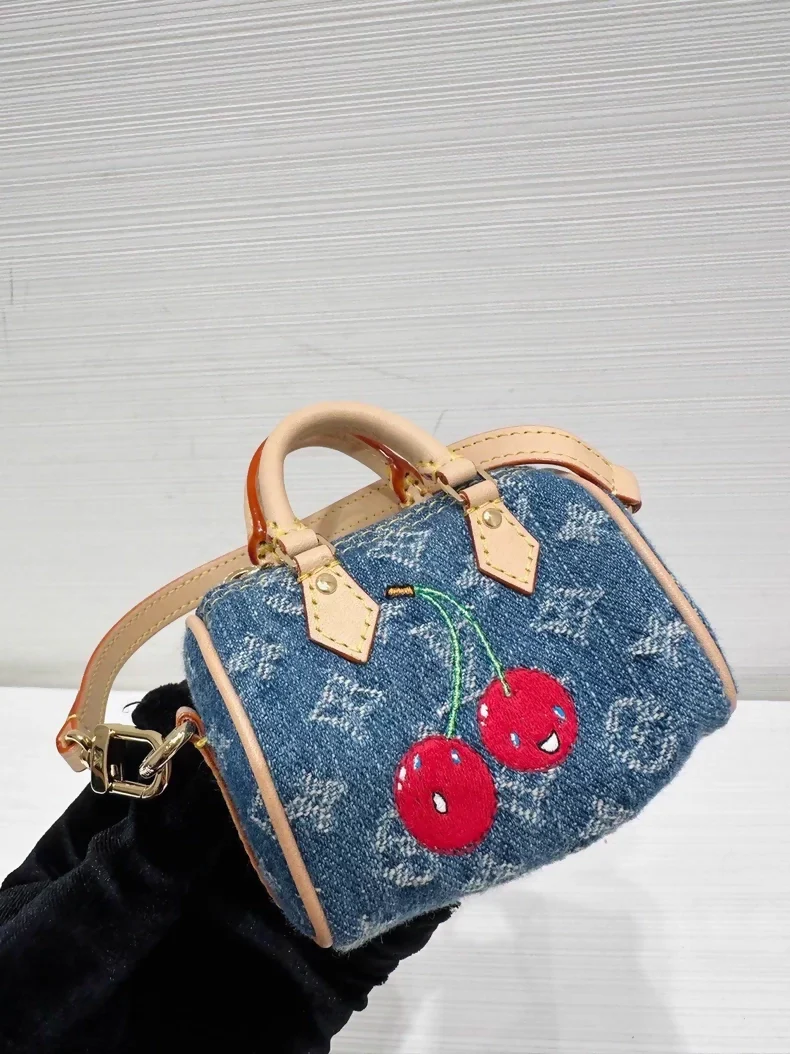 Louis Vuitoon mini cherry Speedy bag charm - Image 3