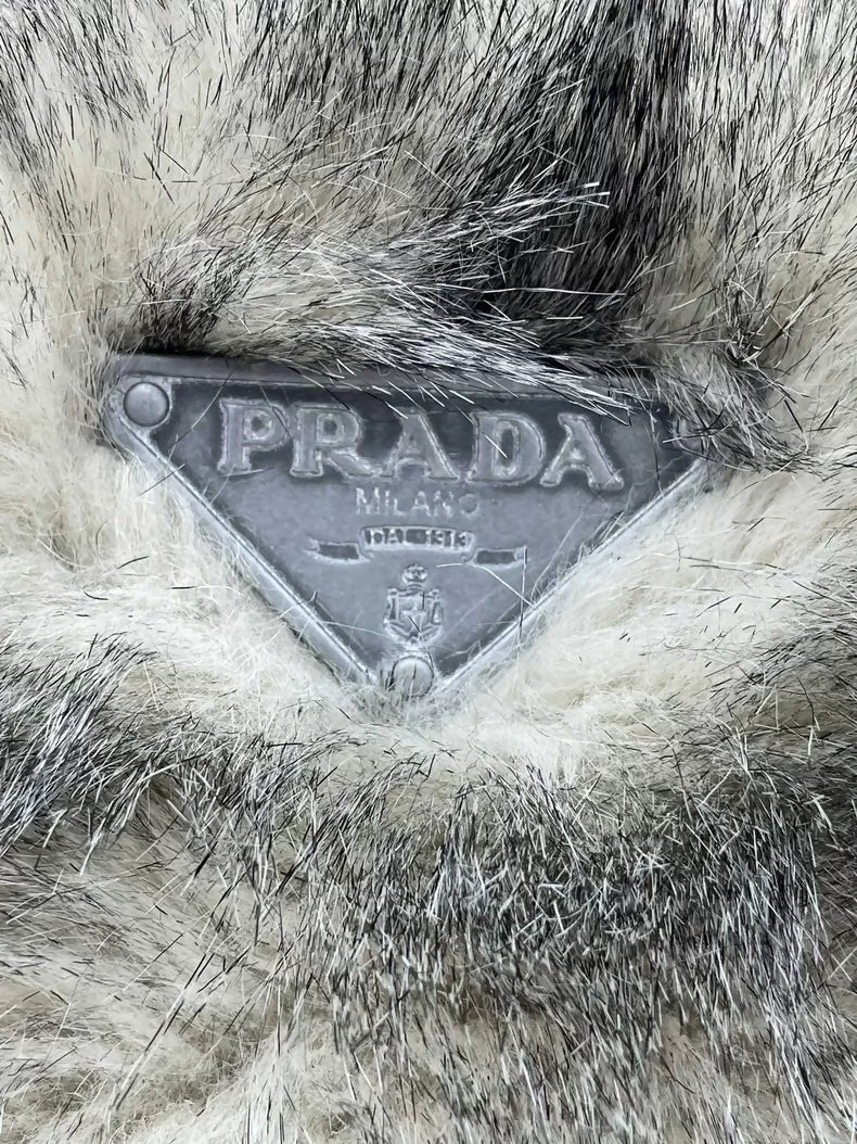 Prada sequined eco-friendly fur shawl - Image 3