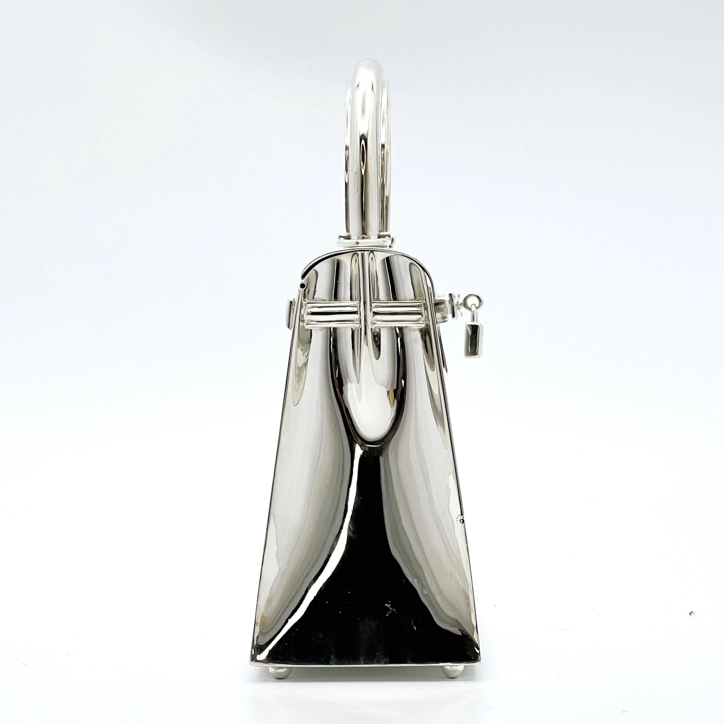 Ultra-Rare Hermes Kelly 15 Bag Sterling Silver Vintage Limited Edition Chaine D’Ancre Strap - Image 9