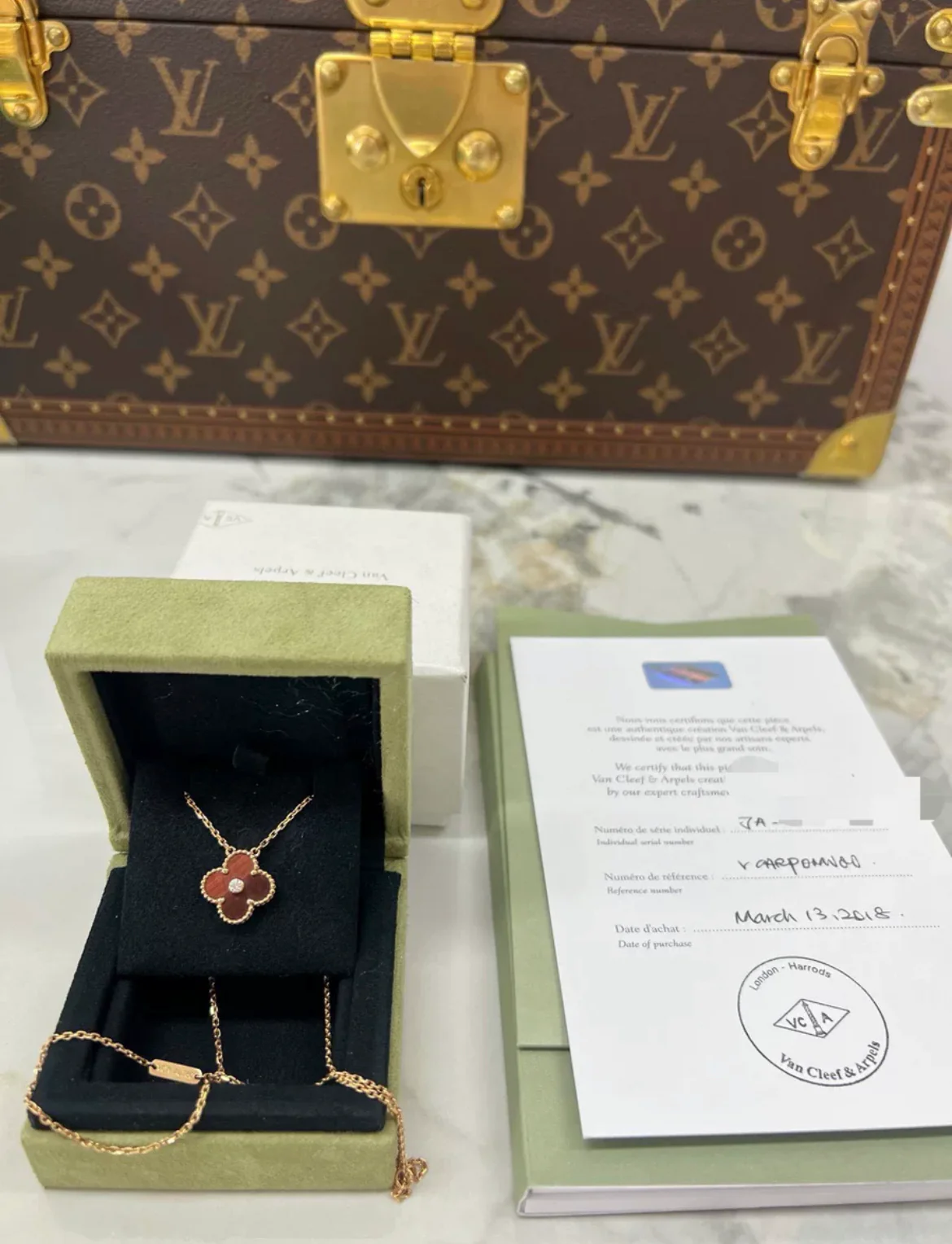 Van Cleef & Arpels 2017 Holiday Pendant Rose Gold, Bull’s Eye - Image 2